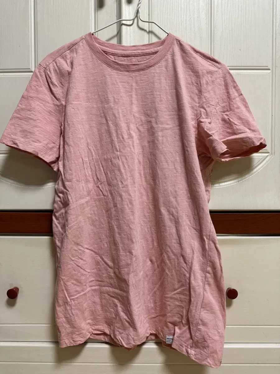 [M] 95 Short sleeve T-shirt cotton tee pink