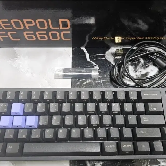 레오폴드 fc660c 토프레 무접점 45g 키보드