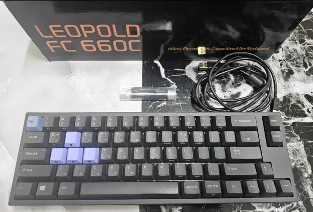 레오폴드 fc660c 토프레 무접점 45g 키보드