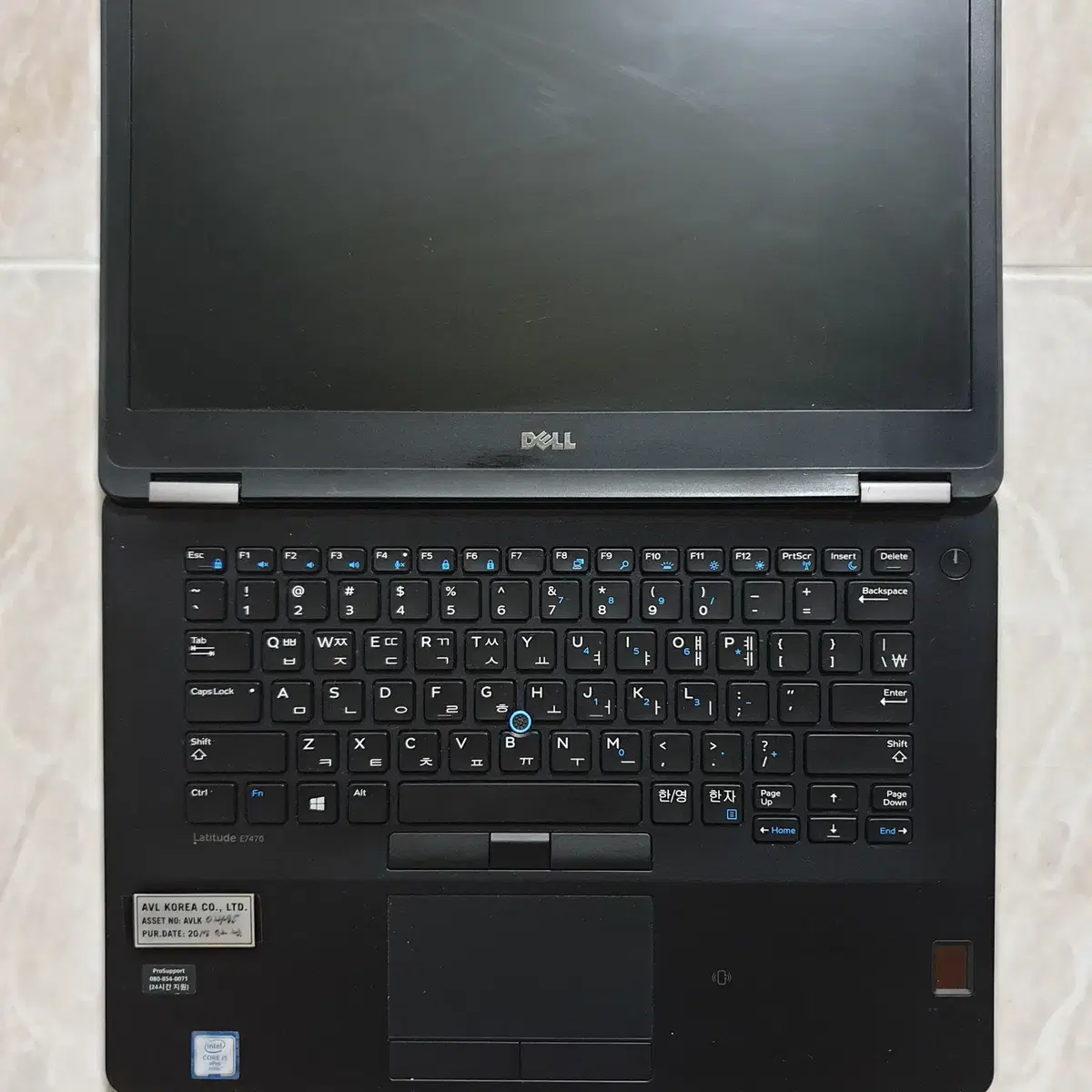 노트북 DELL E7470 i5 6300 램8g 하드 어댑터 없음 8만원