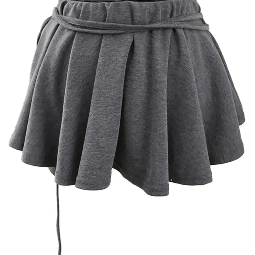 팜므뮤즈 FEE STRAP BALLET SKIRT(차콜)