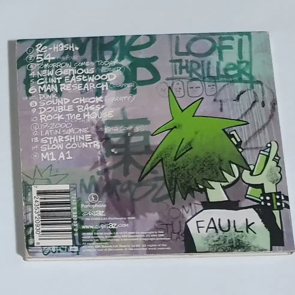 고릴라즈 Gorillaz 디지팩 앨범 시디 CD 블러