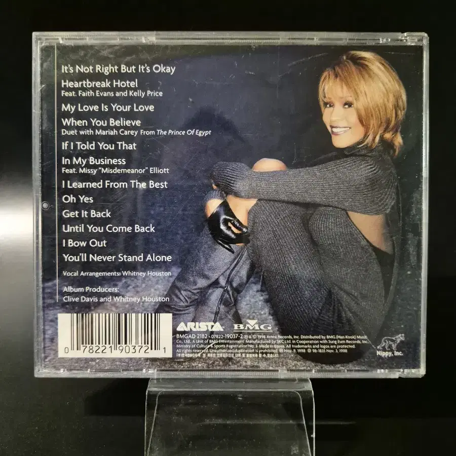 Whitney Houston my love is your love CD