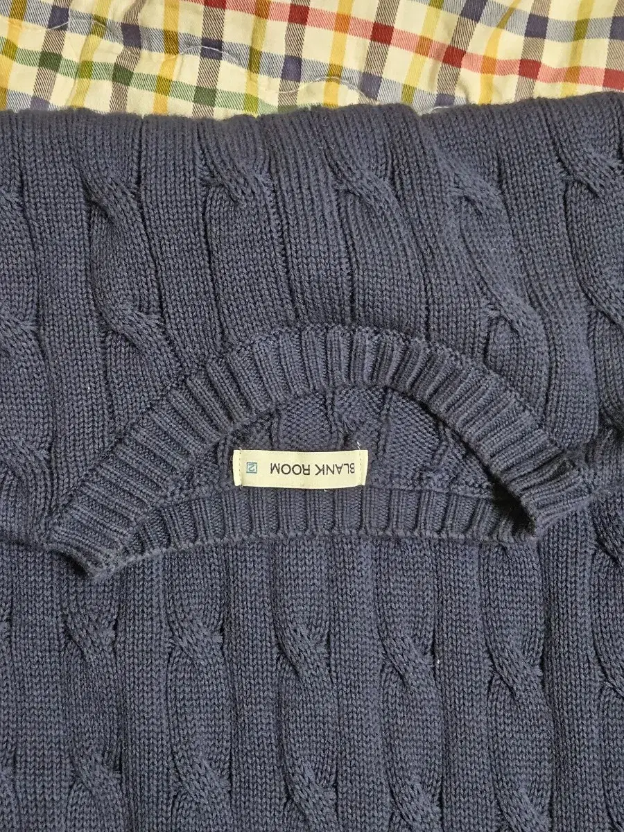 Blankroom Cable Knit 2-Size Navy