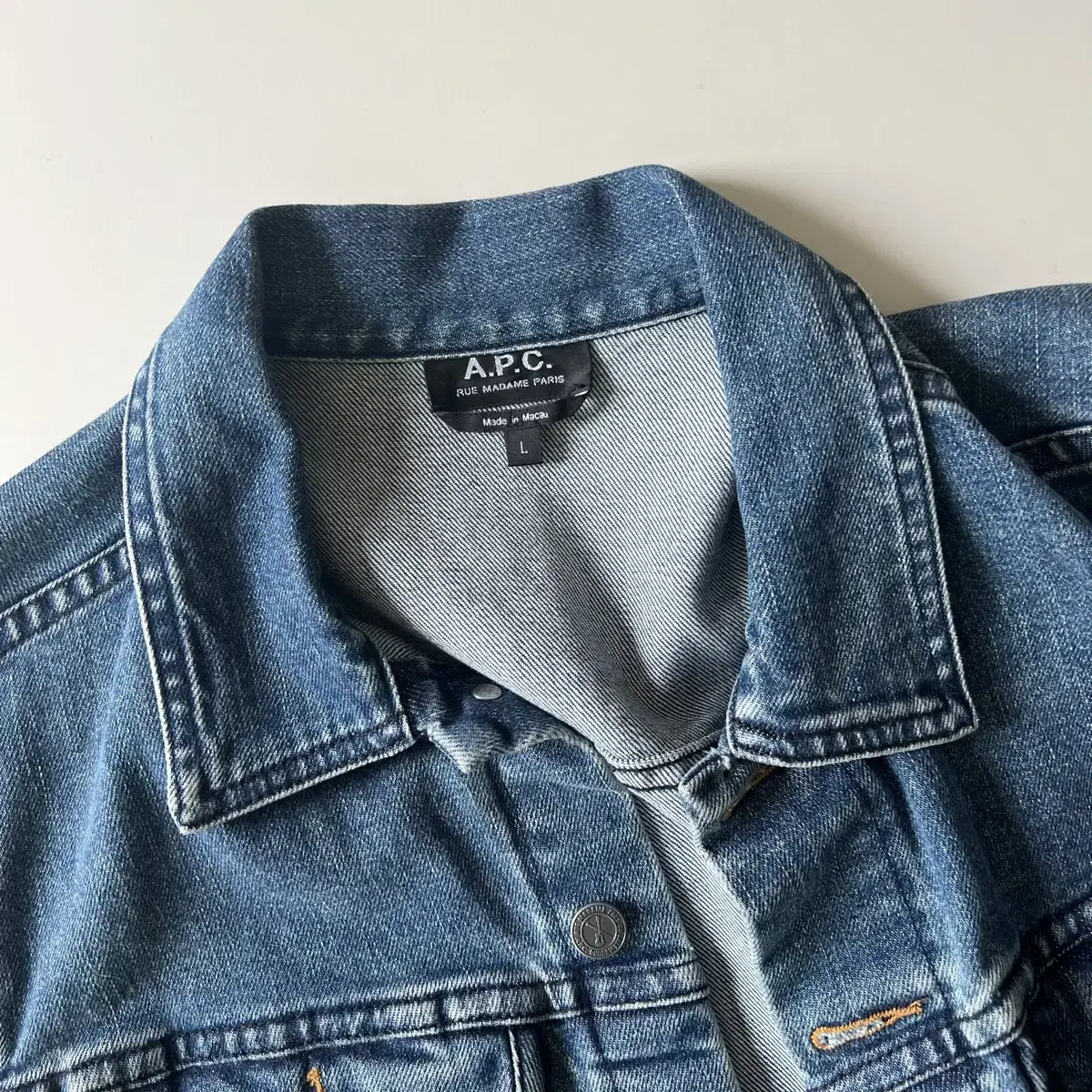 [L] A.P.C. 아페쎄 veste jean 청자켓