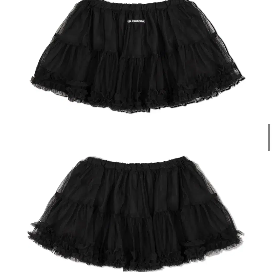 어글리쉐도우 MESH FRILL CANCAN SKIRT 캉캉 스커트