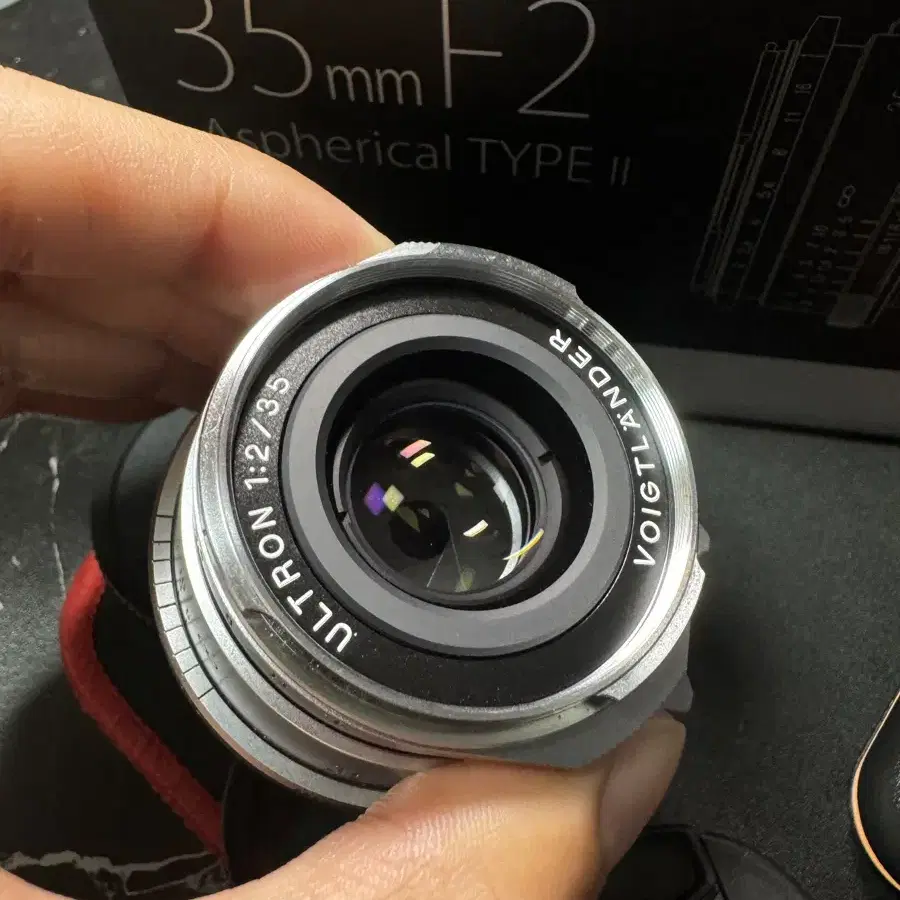 보이그랜더 울트론빈티지 35mm 실버 팝니다.(m마운트 Type II)