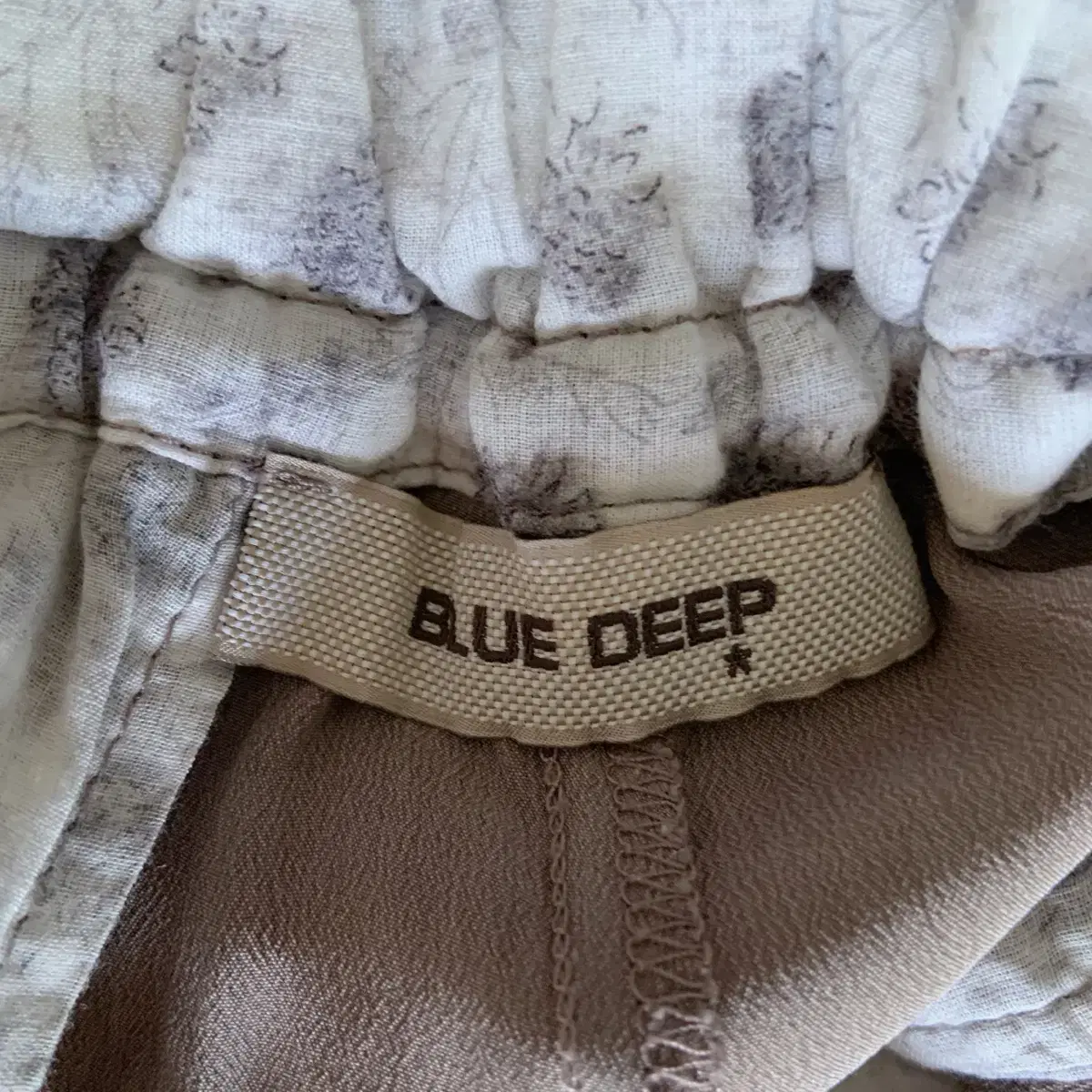 26 blue deep 밴딩팬츠 made in itary