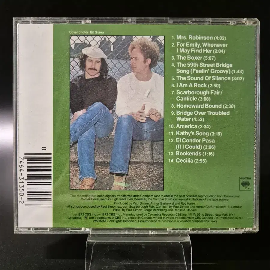 Simon & Garfunkel Greatest Hits CD