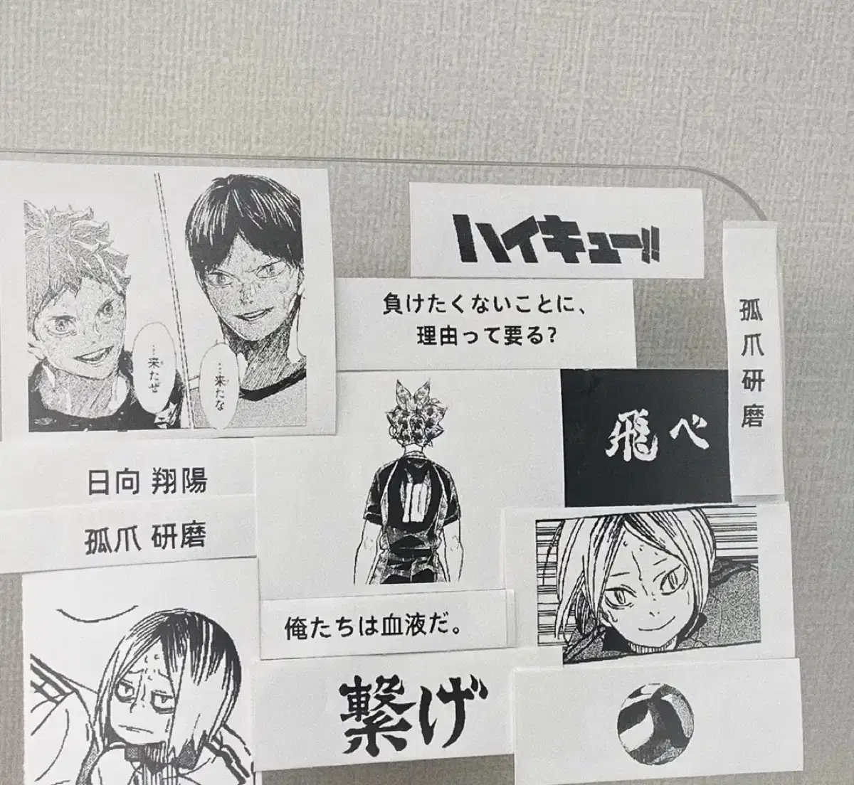 : haikyuu Wonhwa Label Sticker