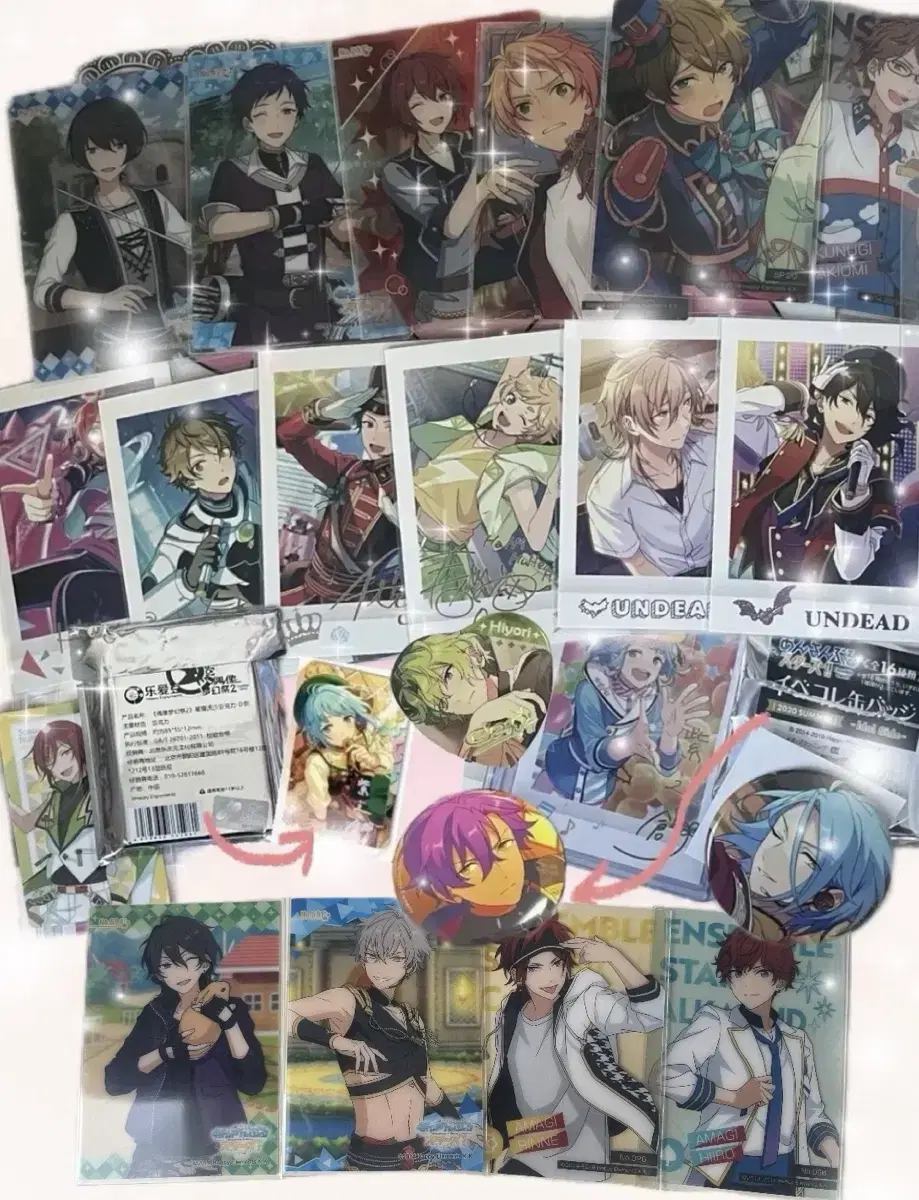 Anstar bulk Disposal!!! Hiyori Midstar Heart Can Badge Korotto Kaoru lay Pasha