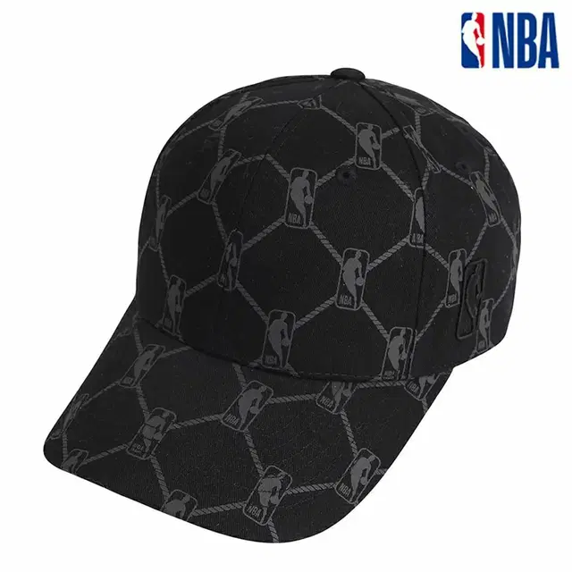 프라임 NBA로고맨 HARD CURVED CAP 그레이