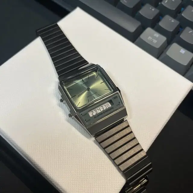 빈티지 카시오시계 Casio AQ-800ECGG 택배포함