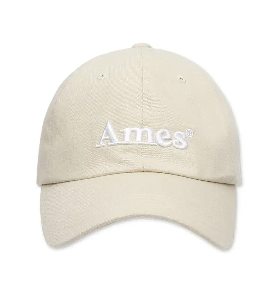 아메스 월드와이드 BASIC LOGO BALL CAP BEIGE