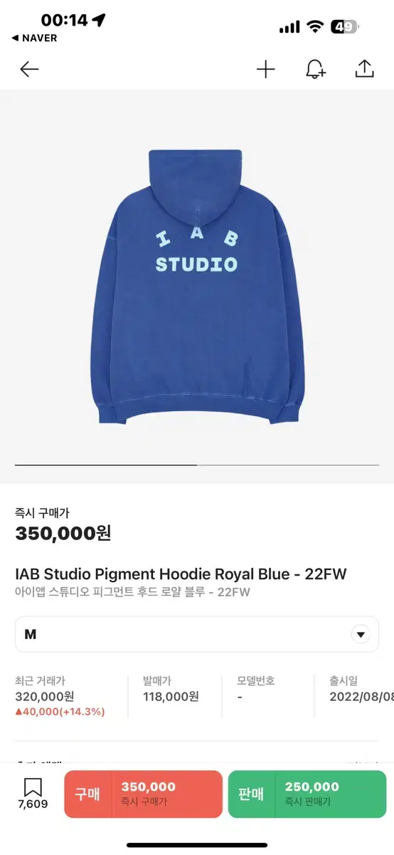 IAB Hood Pigment Royal Bloo M