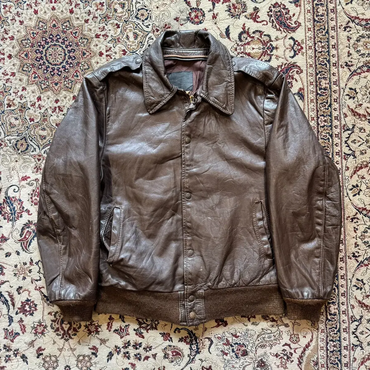 70's Brooks Leather Sports Jacket