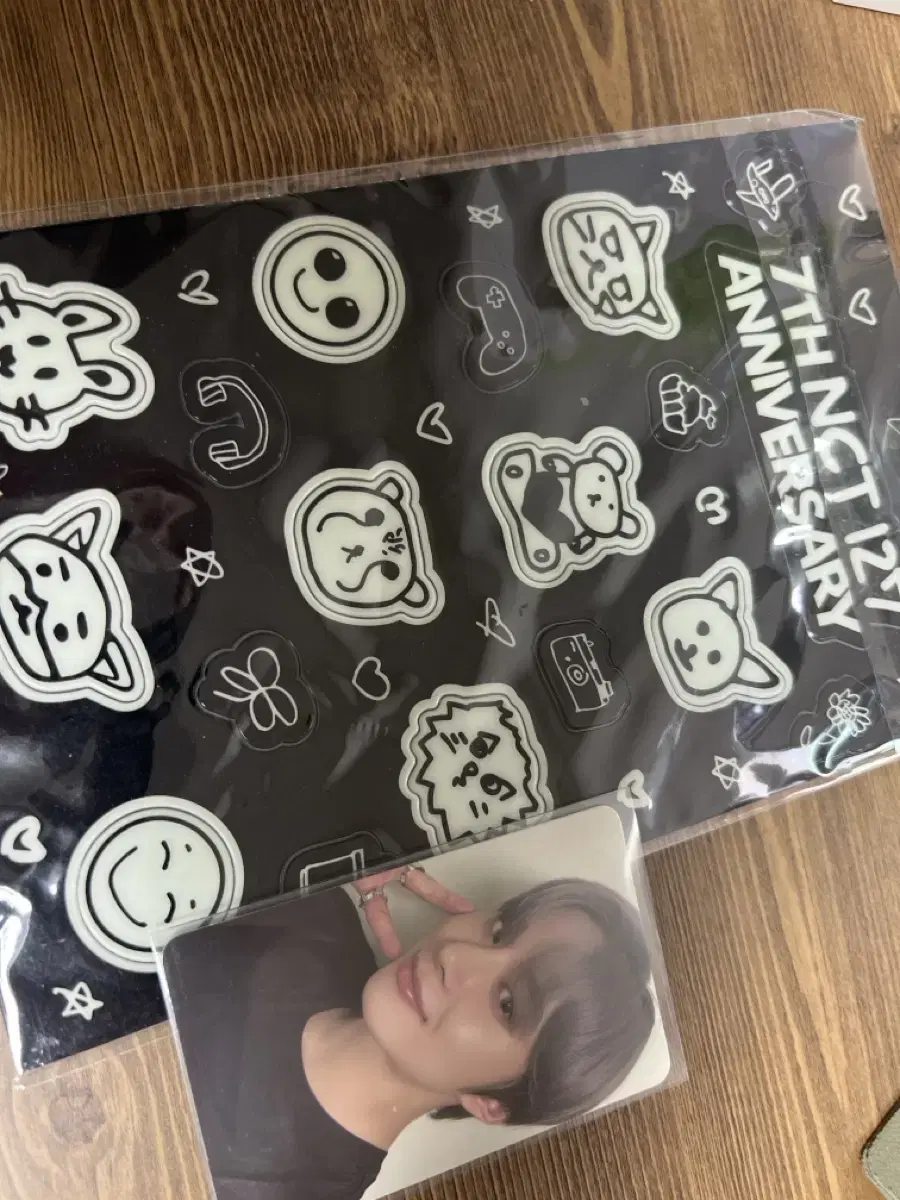 Jungwoo 7th Anniversary Glow-in-the-Dark Sticker WTS