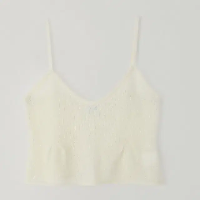 (새상픔) 타낫 - Glow knit bustier/ cream