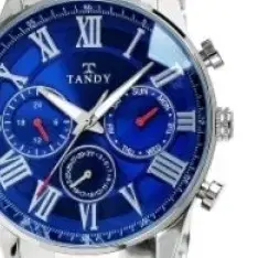 TANDY탠디 클래식 남성용 멀티펑션 메탈시계 3713 블루 판매