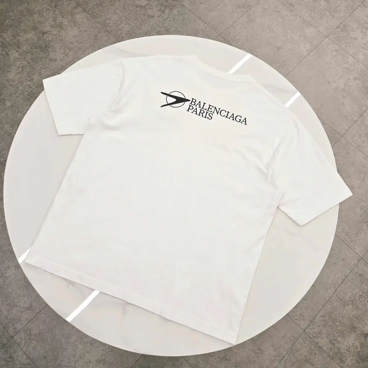 { Department Store Edition } Balenciaga Paris Back Logo Short Sleeve