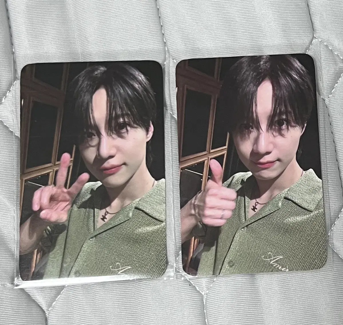 Taemin with muu 청음회 photocard