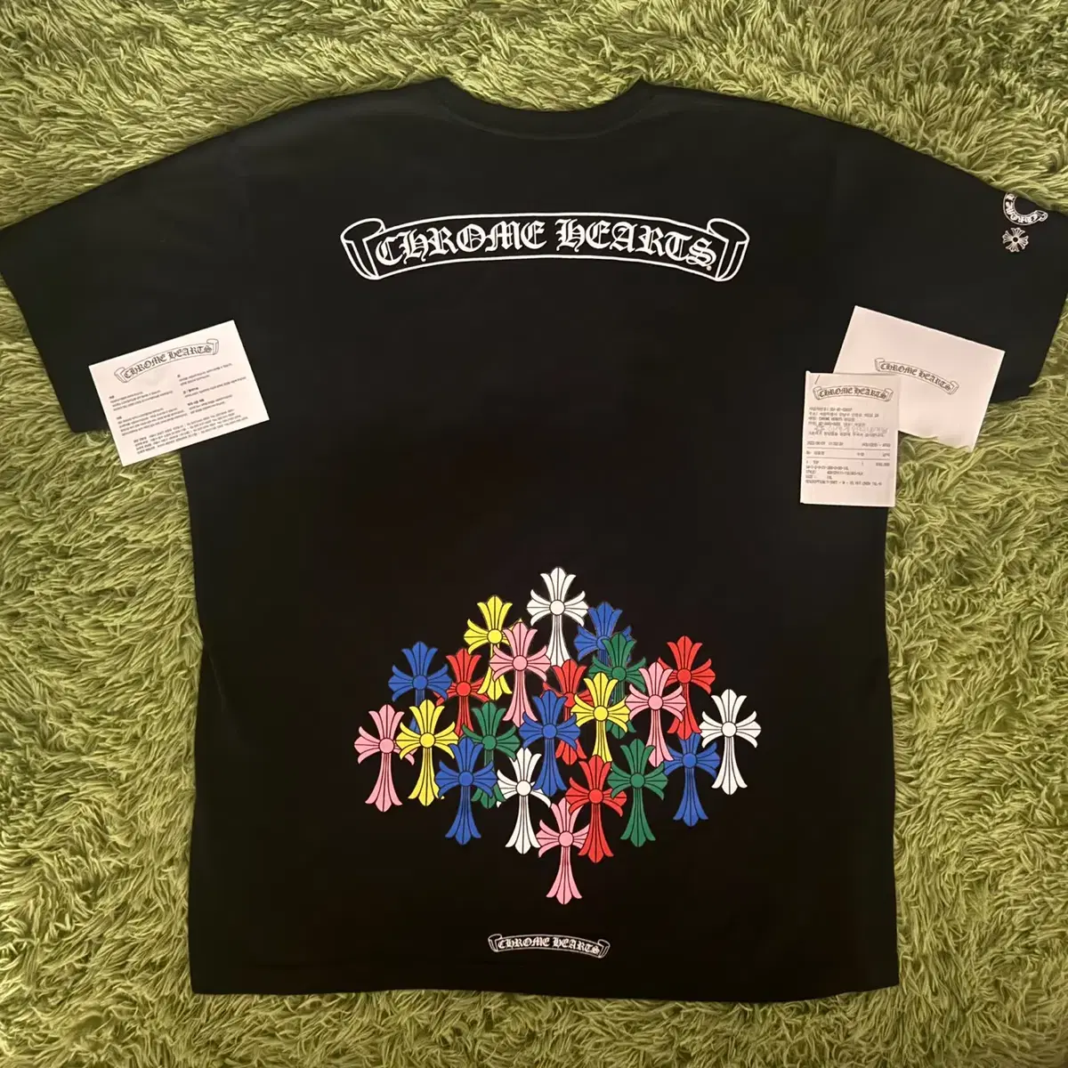 Chrome Hearts Multicolor Cross T-Shirt XL sells