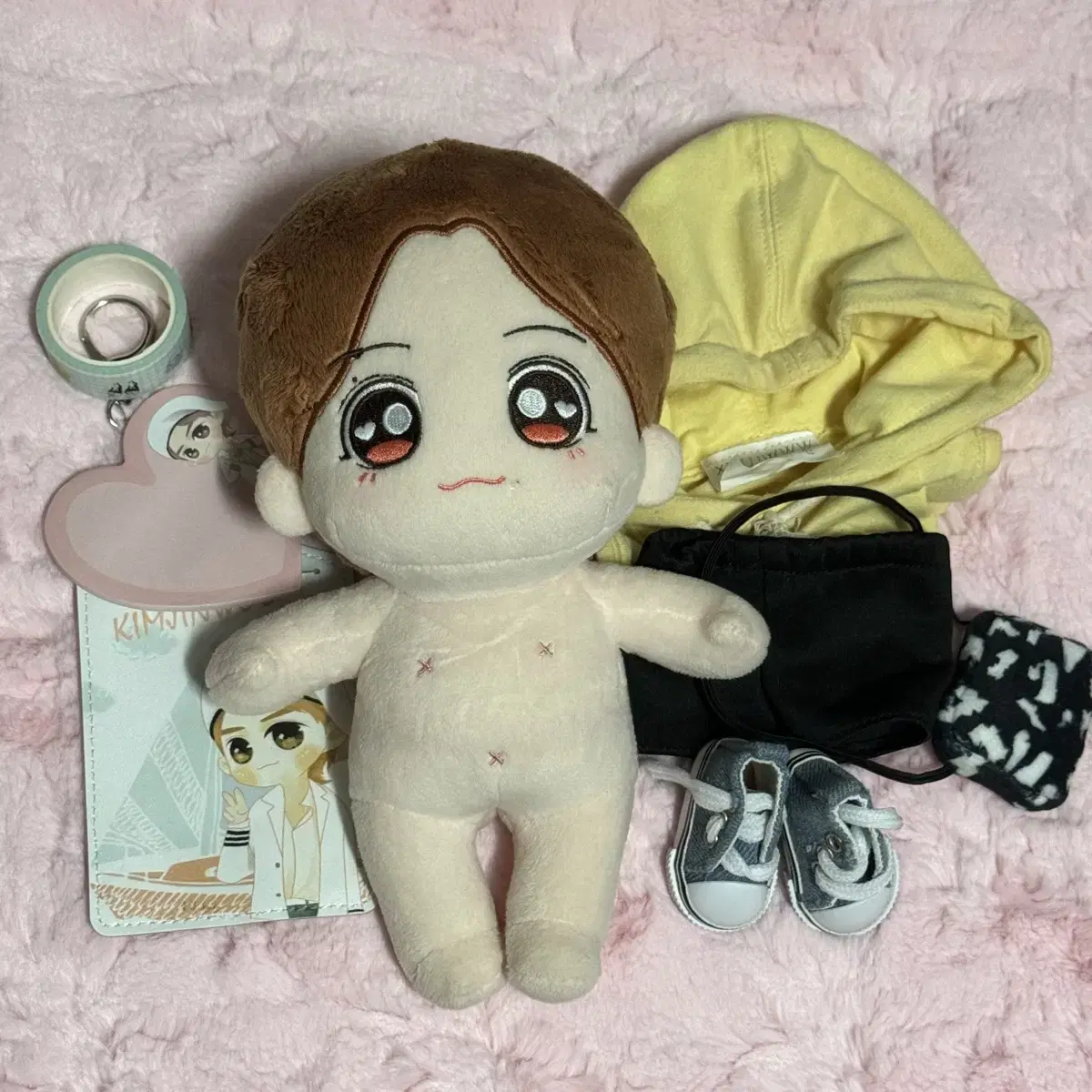 위너 김진우 까까진우 까까지누 20cm doll 솜인형 솜깅 풀셋