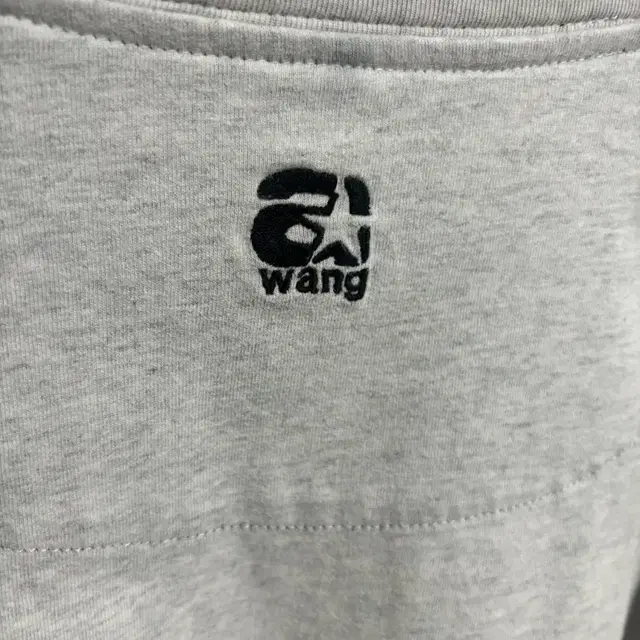 Alexander Wang 알렉산더왕 레이어드 멜란지그레이 반팔티셔츠 M