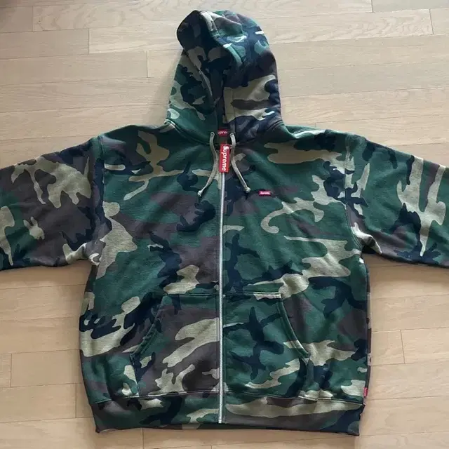 슈프림 Supreme Small Box Zip Up Hooded 2XL