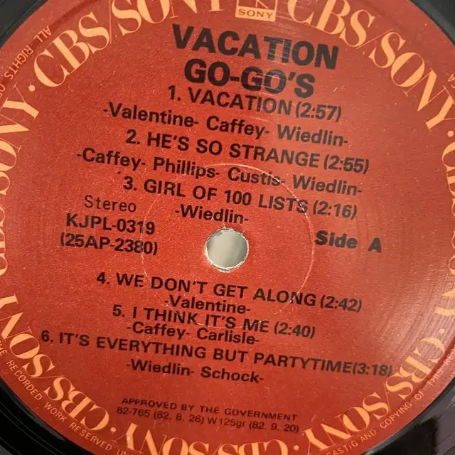 VACATION GOGOS LP / AA4638