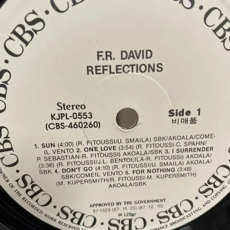 FR DAVID   LP / AA4642