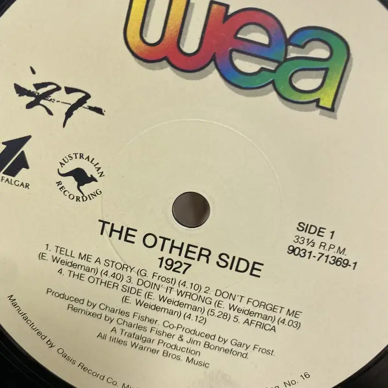 NINETEEN THE OTHER SIDE LP / AA4656