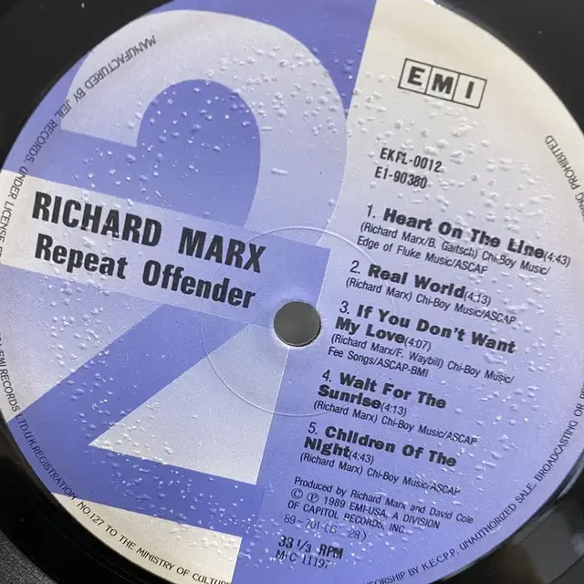 RICHARD MARX LP / AA4664