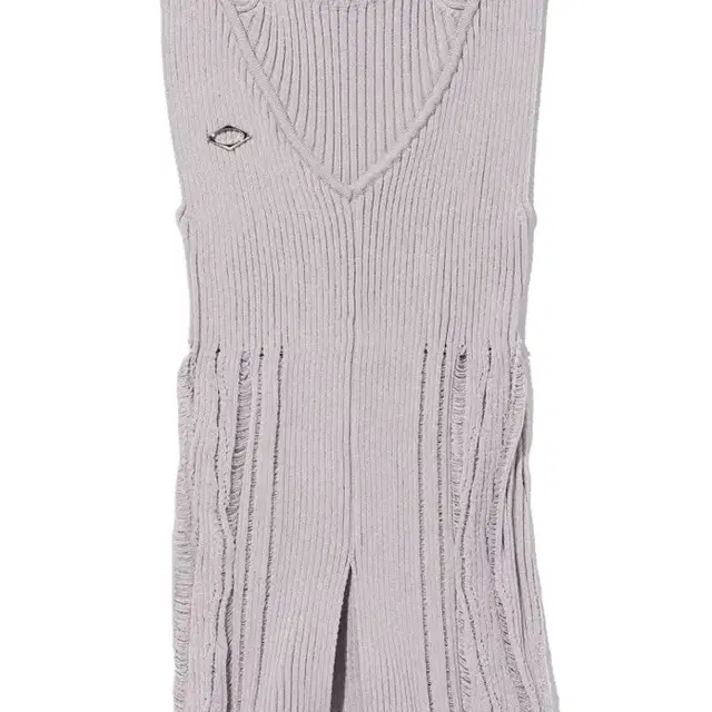 미스치프 LAYERED KNIT HALTER SLEEVELESS 레이어드