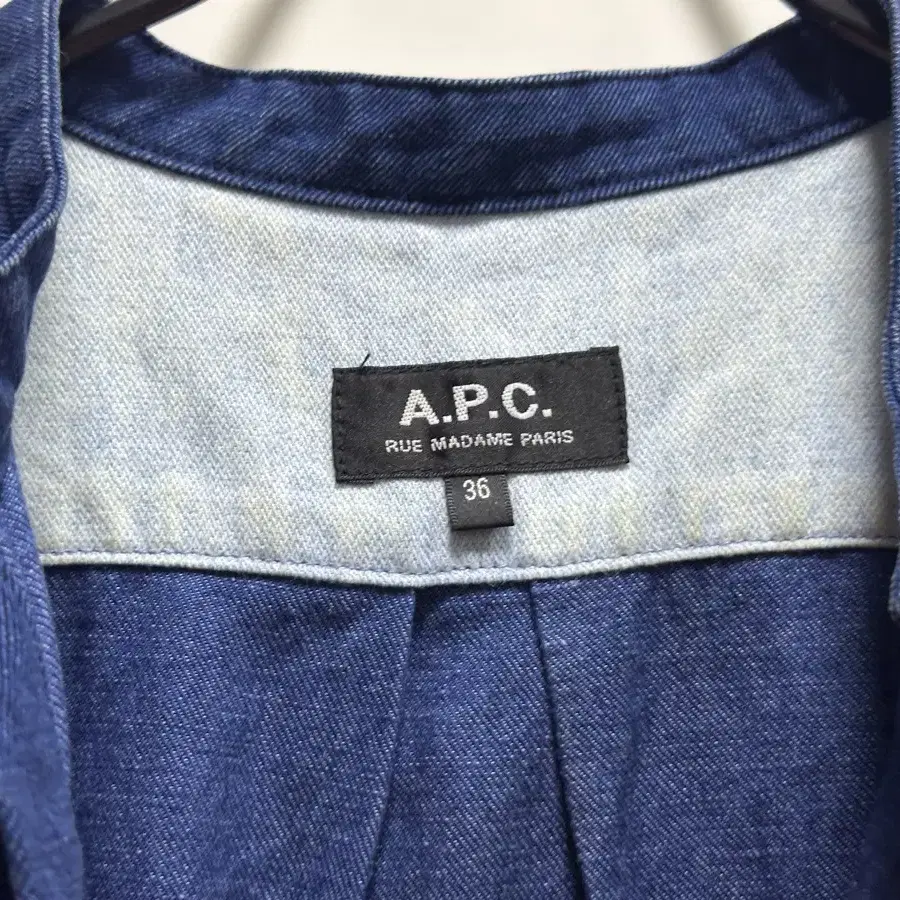 A.P.C. 아페쎄 여성 데님 청 원피스 36사이즈