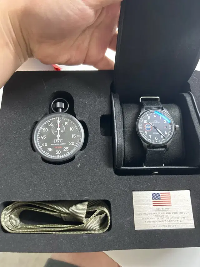 IWC 파일럿워치 마크18 탑건 'SFTI' 41-IW324711 블랙