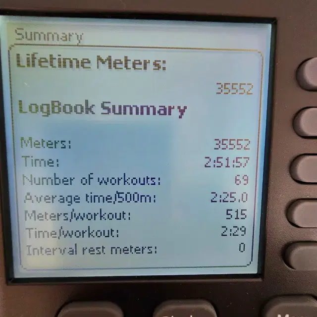 로잉머신 concept2 rowerg standard