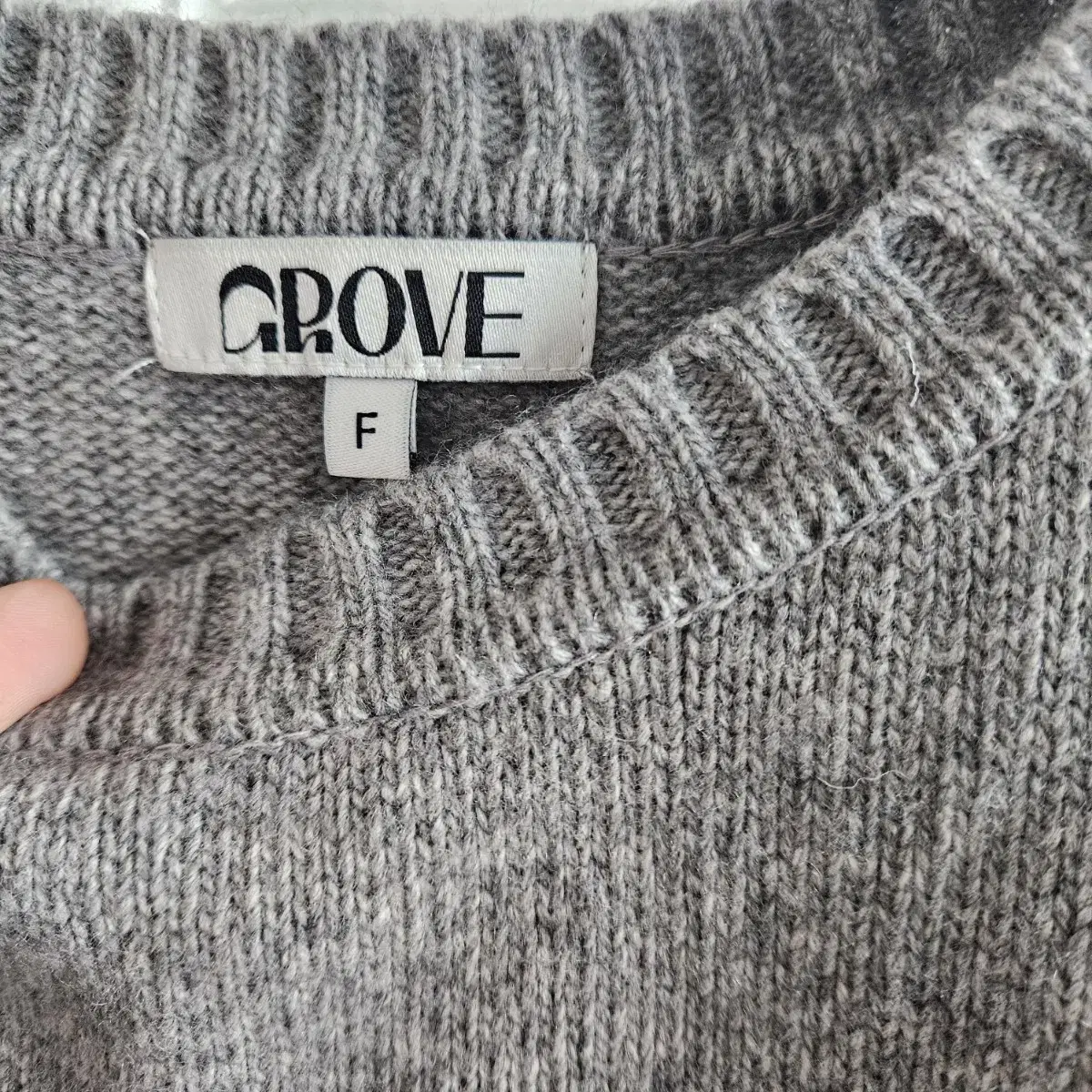 그로브 grove COLOR CHARMANT KNIT 니트 팔아요