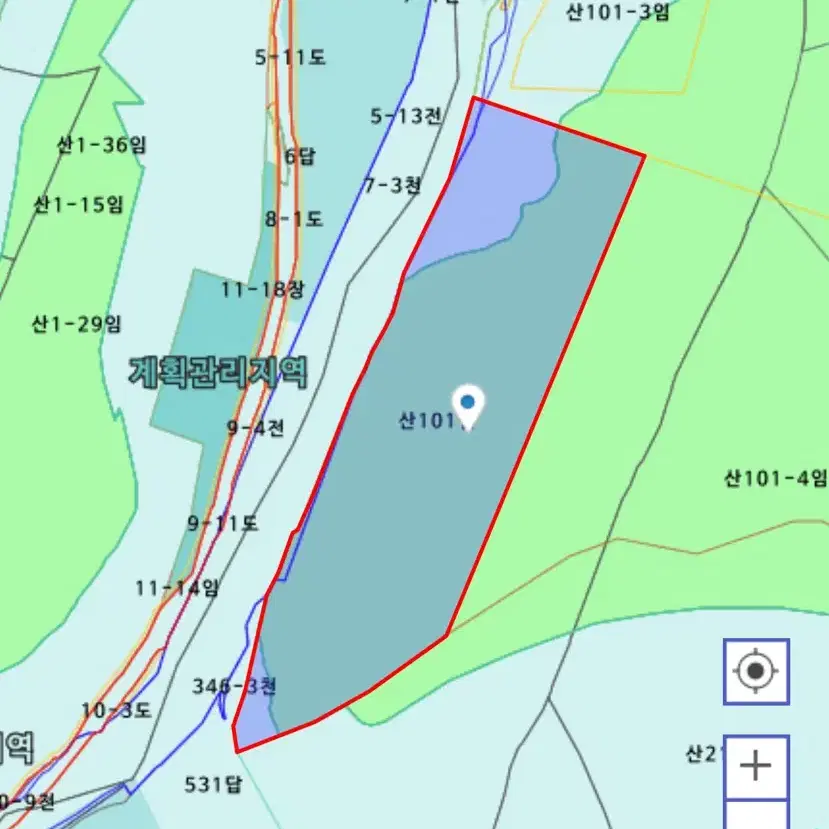 [초급매] 임야 3000평 경기도 파주시 적성면 마지리 산101