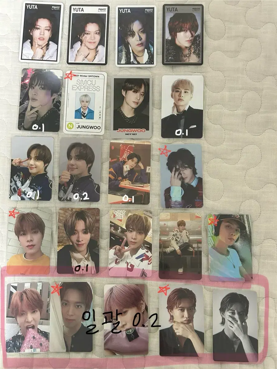 Quick sale)NCT 127 Dream HaechanJungwoo JaehyunYuta JohnnyPhotocard Transfer