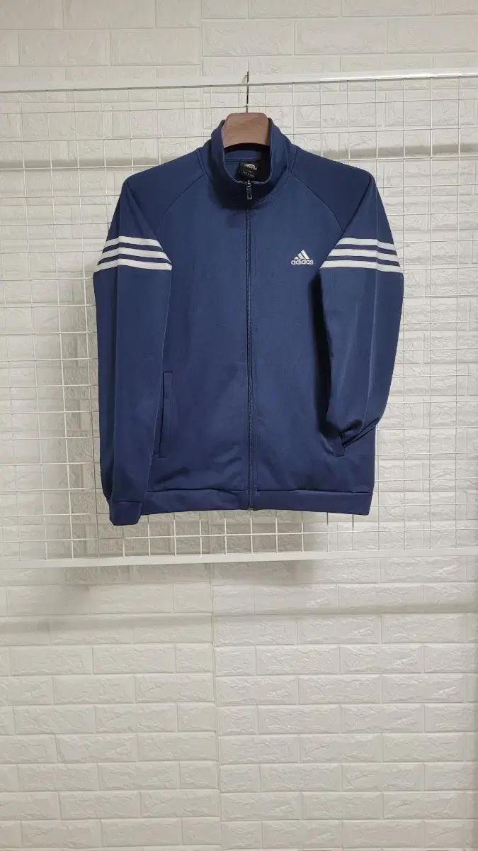 [M]AdidasVintage Navy BlooXWhite Logo Spellout B2BTracktopJersey!