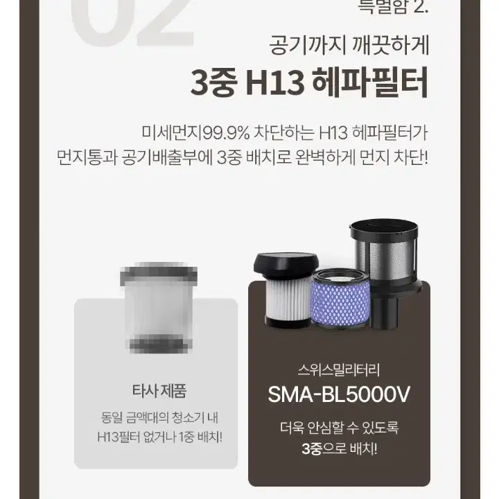 (새상품/청소기)스위스밀리터리 브라운스톰 무선청소기 SMA-BL5000V