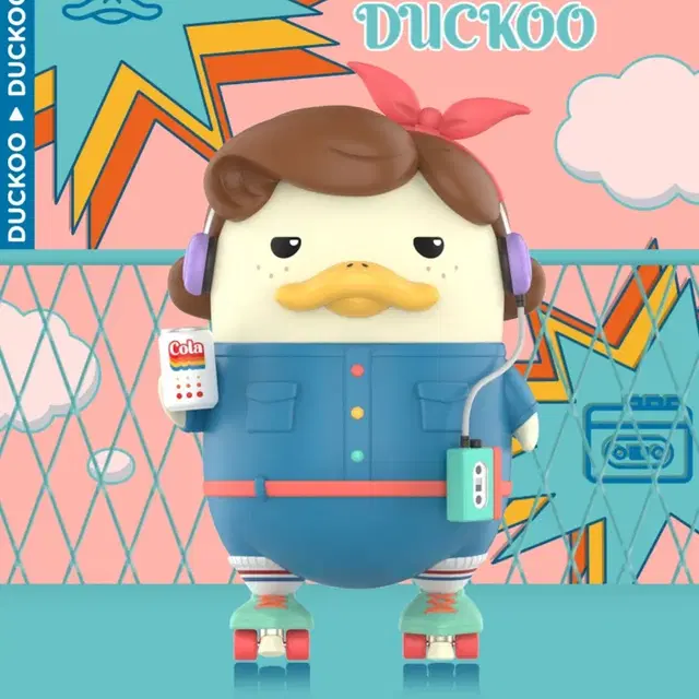 팝마트 더쿠 롤러스케이트 Big - DUCKOO Roller Skate