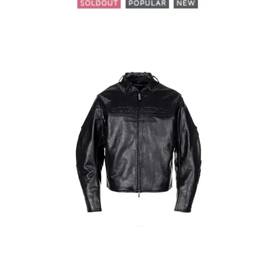 써저리 STRATUM LEATHER JACKET BLACK