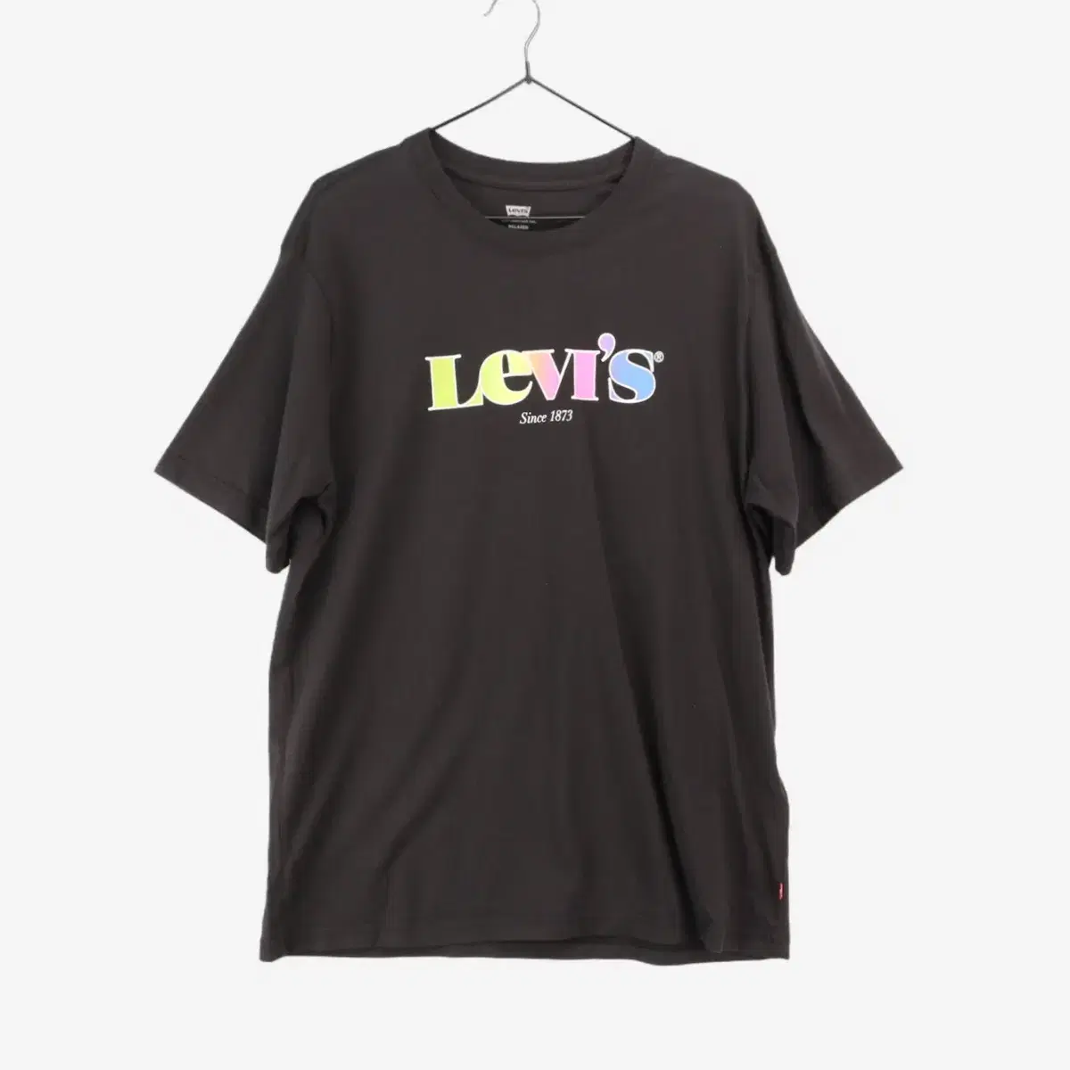 [M]Levi's Black Short Sleeve Round T-Shirt (SW2507)