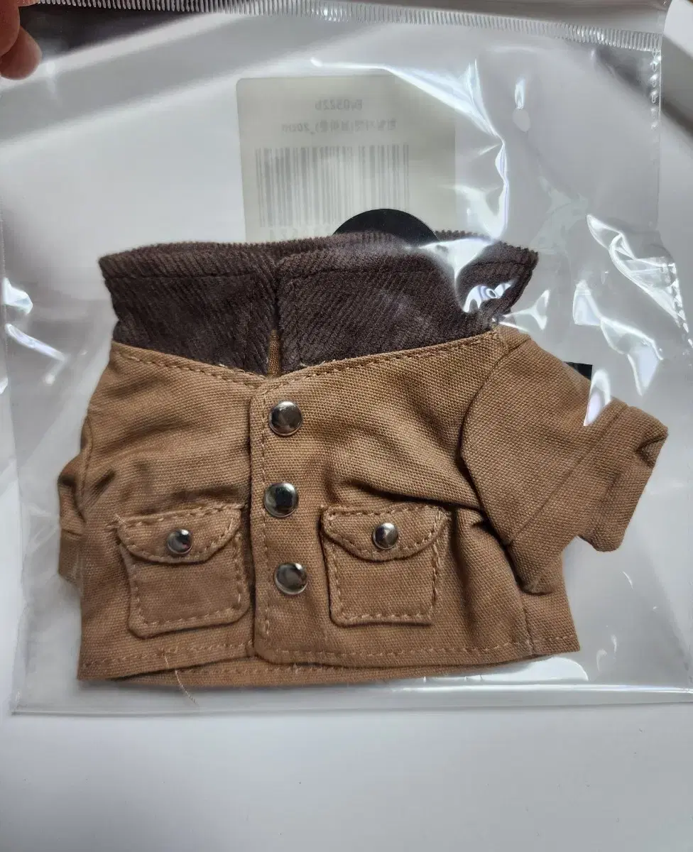 Idoluk 20cm Doll Hunting Jacket Brown, Black