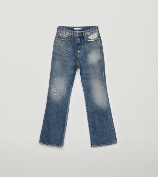 마뗑킴 데님팬츠 VINTAGE SLIM STRAIGHT DENIM