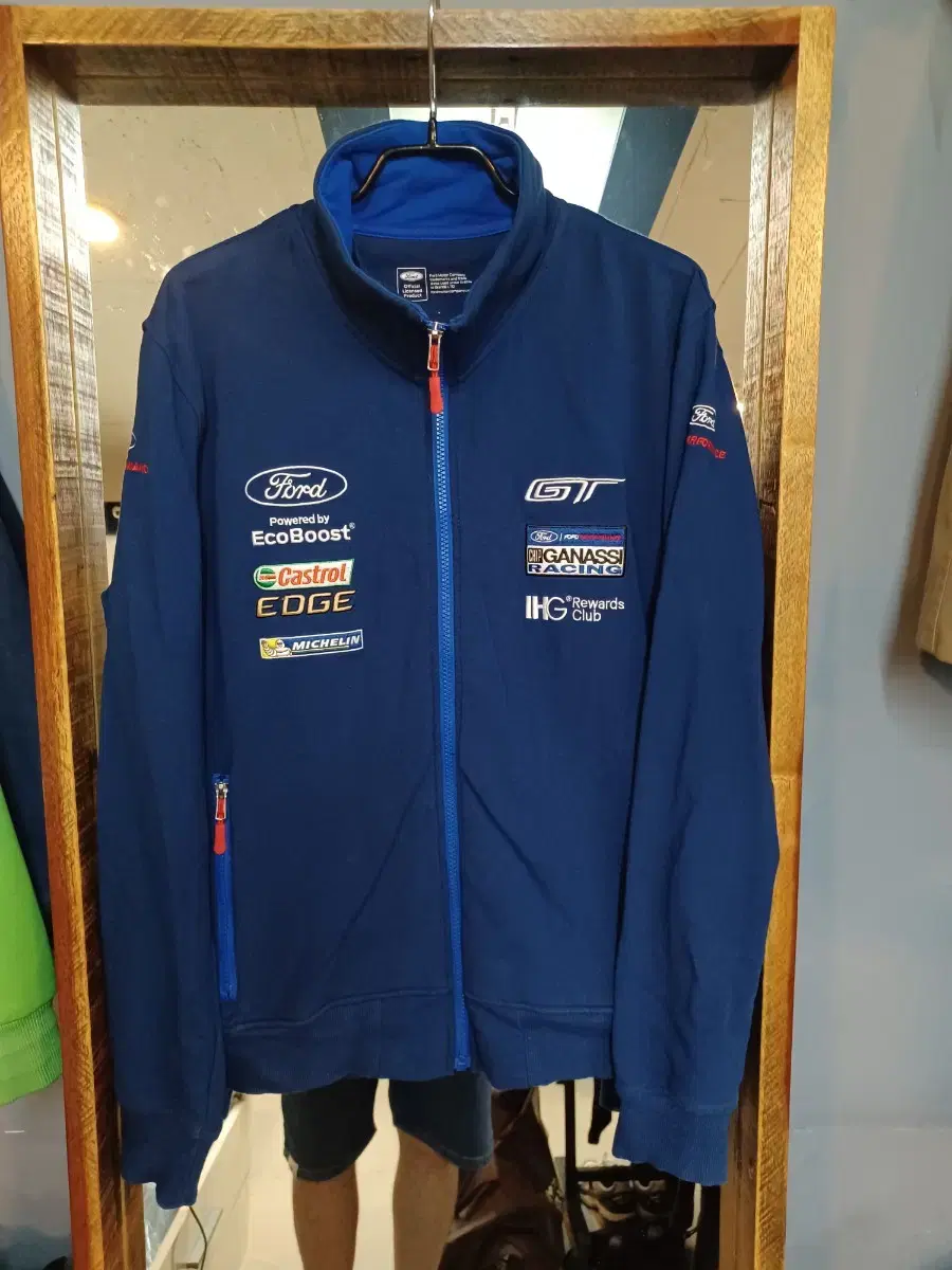 Ford Multipatch Racing Jersey Zip Up M L