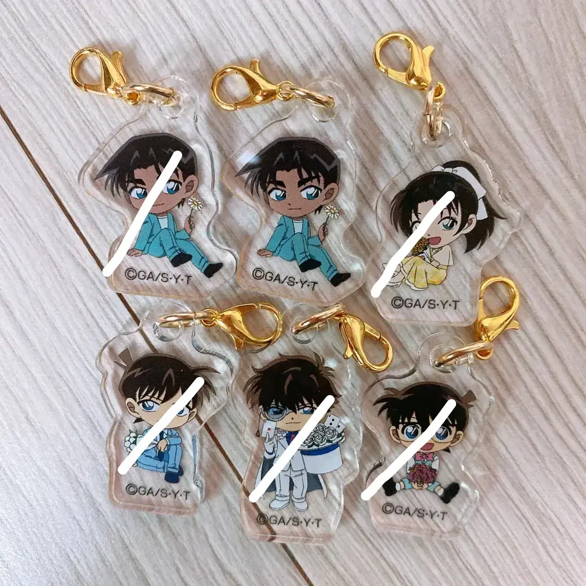 On Sale) Detective Conan 2024 Japanese Cafe Garden Party acrylic Charm keyring Teaspoon