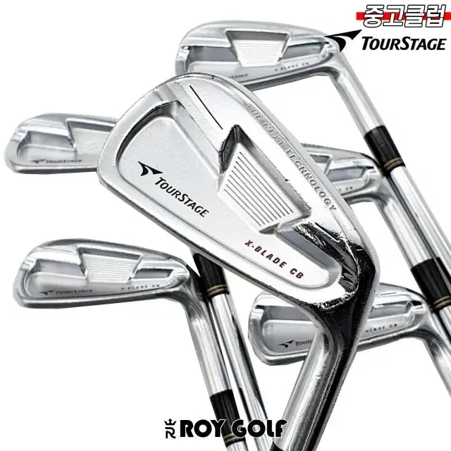 중고 투어스테이지 아이언세트 X-Blade CB 5-PW Nspro...